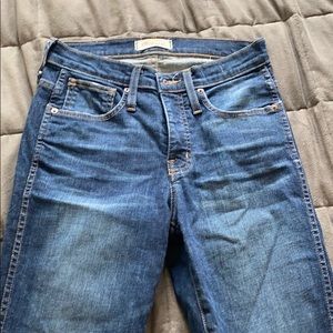 Madewell slim straight jeans